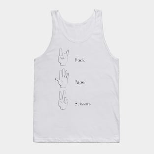 ROCK Paper Scissors Tank Top